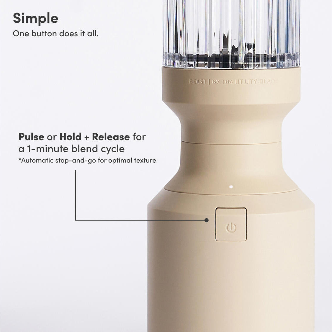 Mighty Plus 850 blender - sand